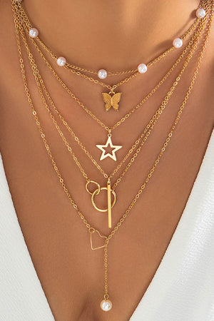 Butterfly Stacking Necklace