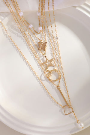 Butterfly Stacking Necklace