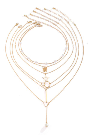 Butterfly Stacking Necklace