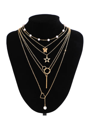 Butterfly Stacking Necklace