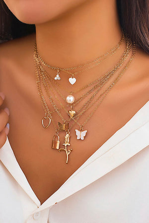 Butterfly Stacking Necklace