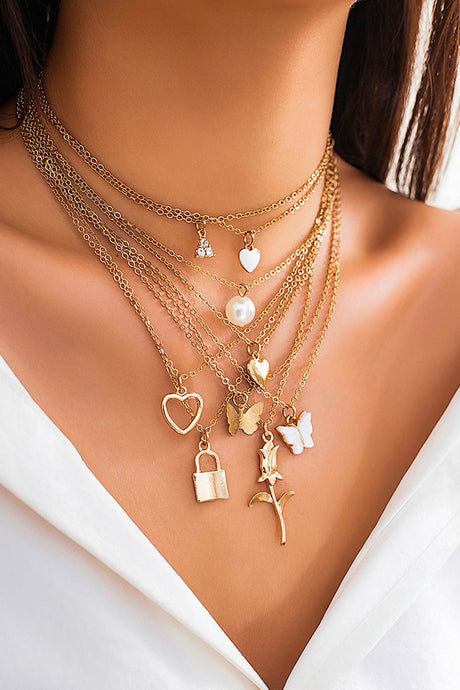 Butterfly Stacking Necklace