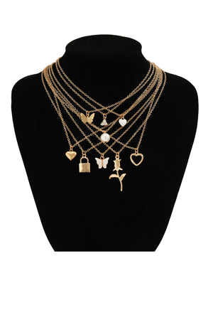 Butterfly Stacking Necklace