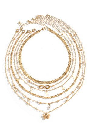 Butterfly Stacking Necklace