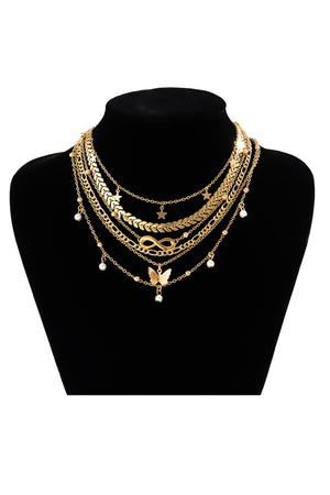Butterfly Stacking Necklace