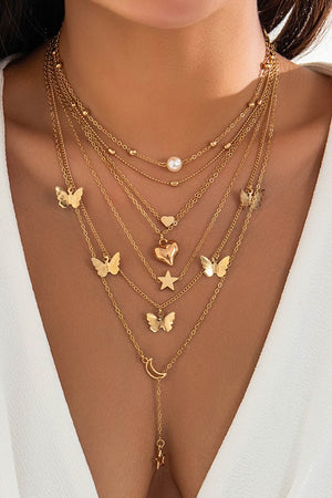 Butterfly Stacking Necklace