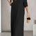 Arolora button-down-ribbed-knit-hooded-dress