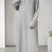 Arolora button-down-ribbed-knit-hooded-dress