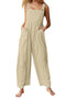 Candy Color Chest With Pocket Jumpsuits