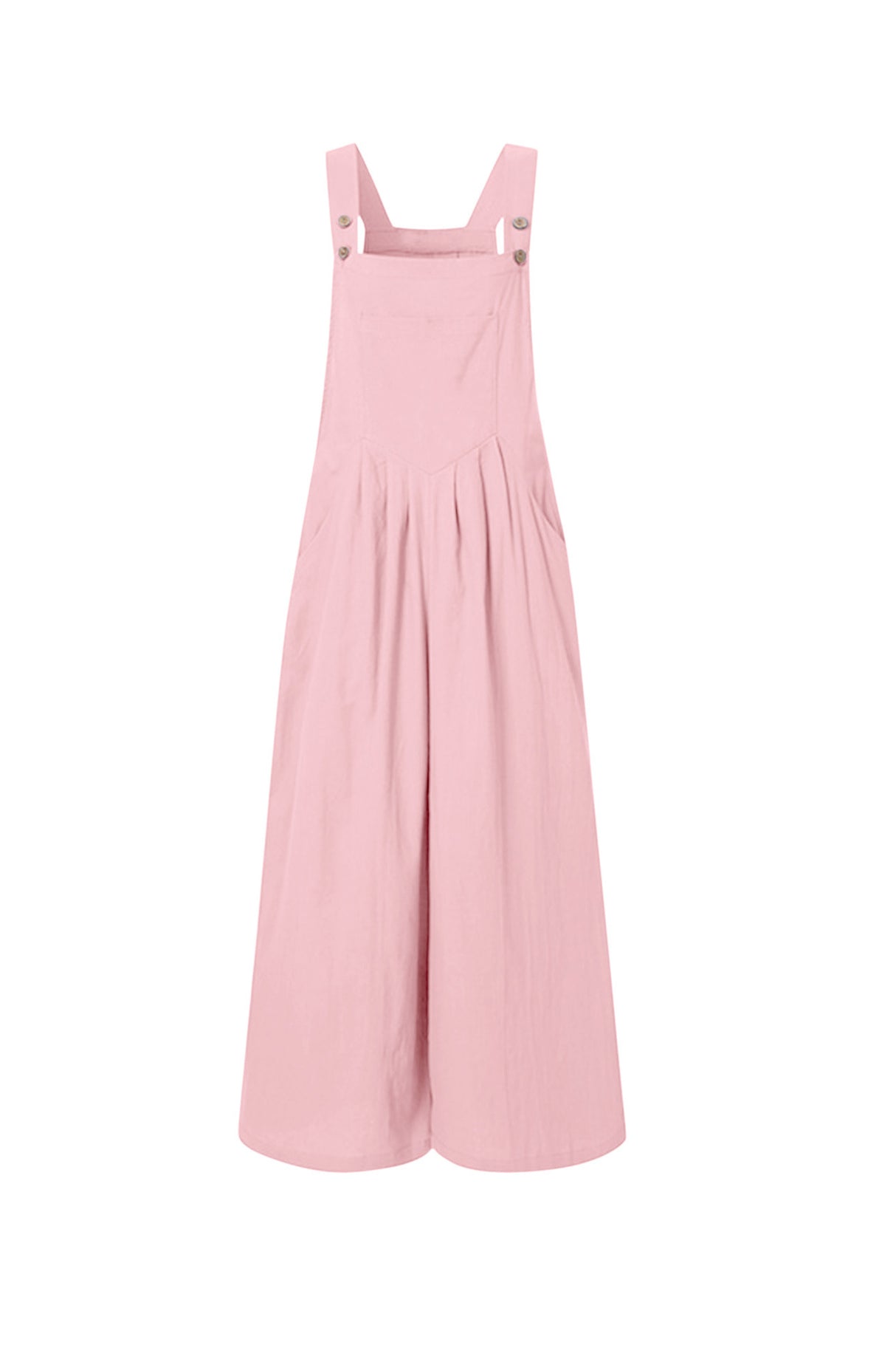 Candy Color Chest With Pocket Jumpsuits