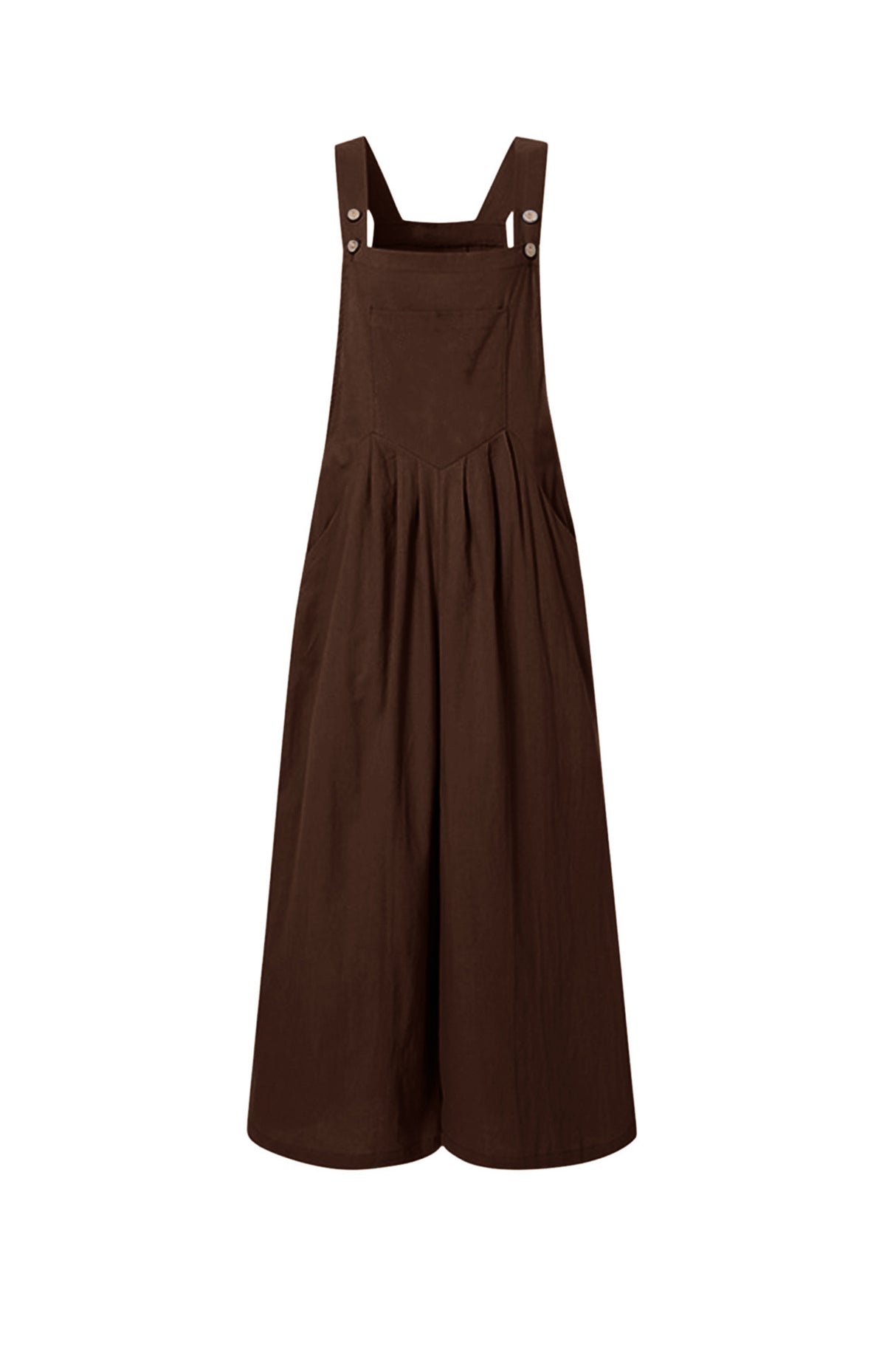 Candy Color Chest With Pocket Jumpsuits