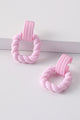 Candy Colors Twisted Earrings