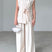 Arolora cap-sleeve-tie-waist-suit-pants-set