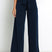 Arolora Casual Tie-Front Loose Straight Long Pants