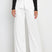 Arolora Casual Tie-Front Loose Straight Long Pants