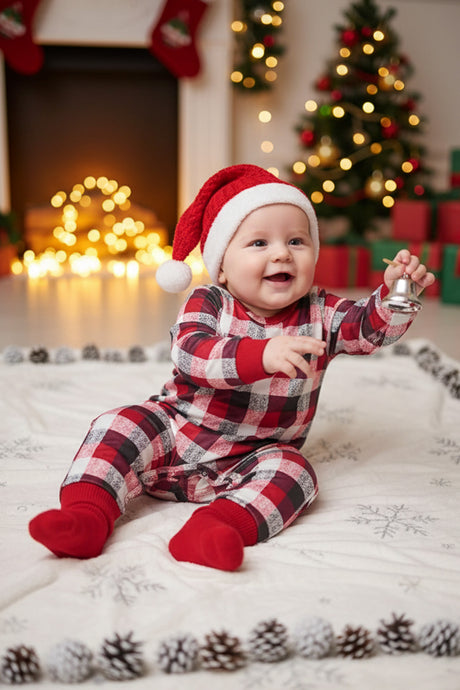 Christmas Reindeer Print Parent-Child Family Pajama Sets