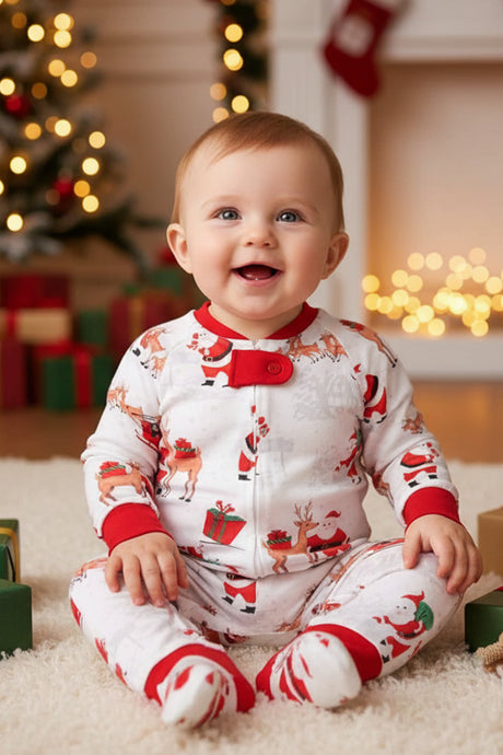 Christmas Santa Print Family Pajama Sets