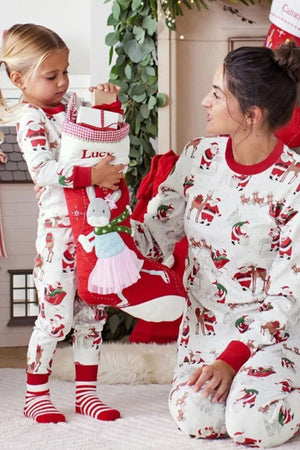 Christmas Santa Print Family Pajama Sets