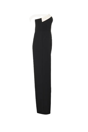 Arolora contrast-strapless-high-waist-jumpsuits