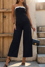 Arolora contrast-strapless-high-waist-jumpsuits