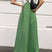 Arolora Contrast V Neck Sleeveless Maxi Dress