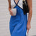 Arolora Contrast V Neck Sleeveless Maxi Dress