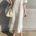 Arolora cotton-linen-tie-waist-shirt-dress