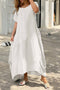 Arolora cotton-solid-large-hem-maxi-dress