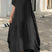 Arolora cotton-solid-large-hem-maxi-dress