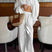 Arolora cotton-button-long-sleeve-long-pant-set