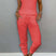 Arolora cotton-drawstring-sleeveless-pocket-two-piece-set