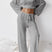 Arolora crew-neck-long-flare-sleeve-loungewear