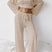 Arolora crew-neck-long-flare-sleeve-loungewear