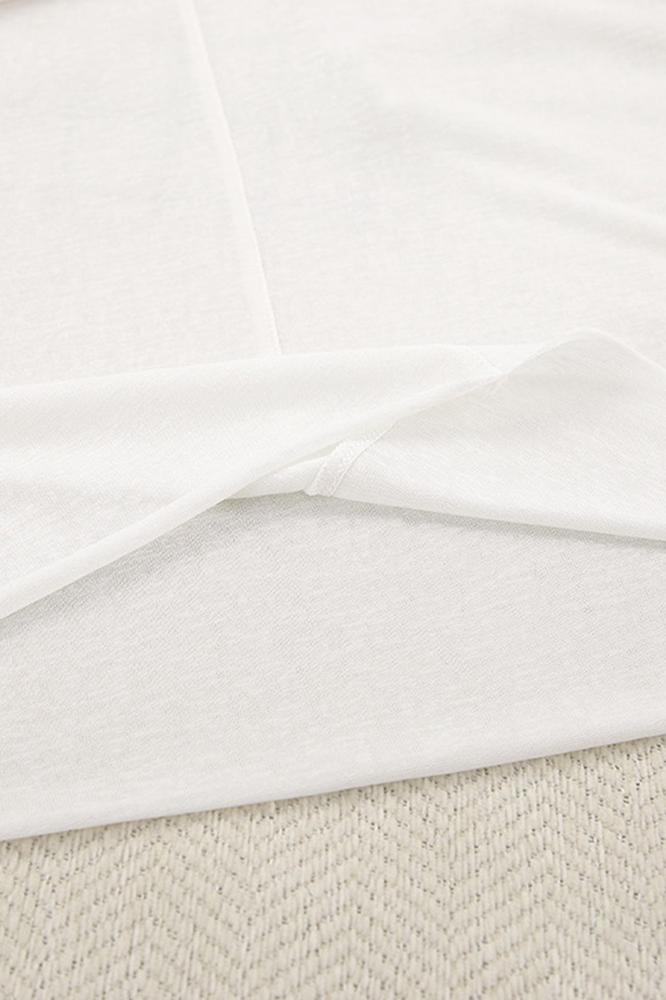 Arolora crew-neck-long-flare-sleeve-loungewear
