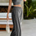Arolora Crossover Crop Top Two-piece Outfit