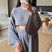 Arolora Flare Sleeve Crop Top Slit Skirt Cover-up Set