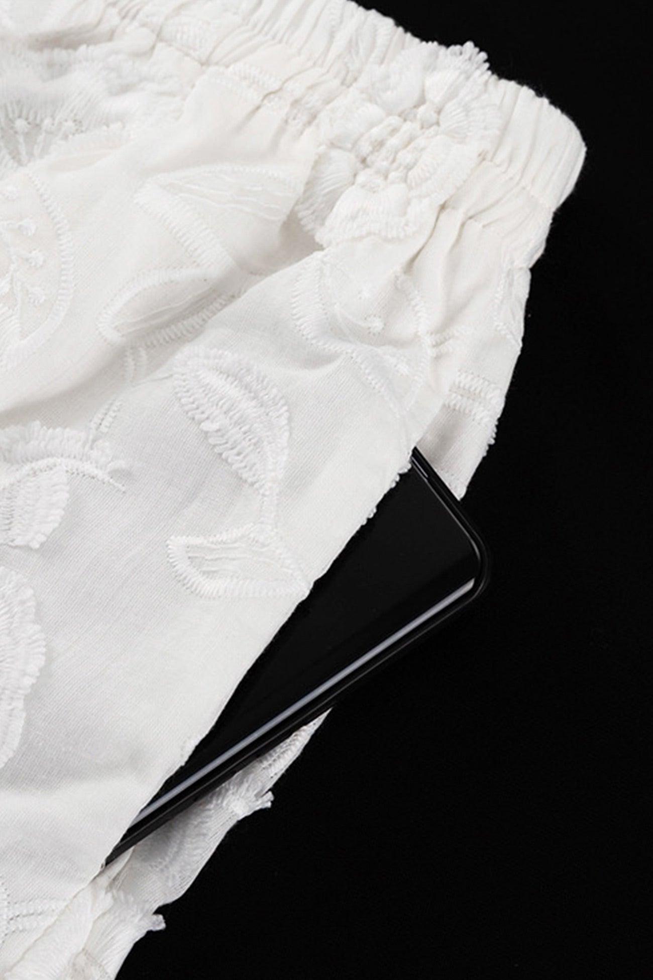 Arolora floral-embroidery-long-sleeve-shirt-suits