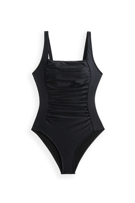 Arolora Floral One-Piece Swimsuit with Sarong