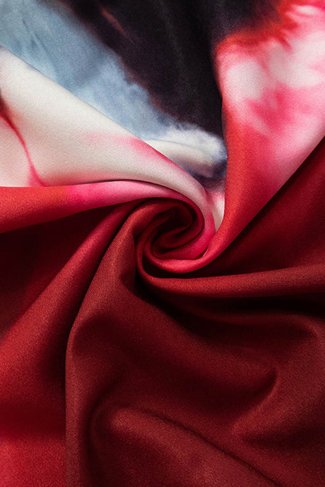 Arolora Floral Print Backless Maxi Dress