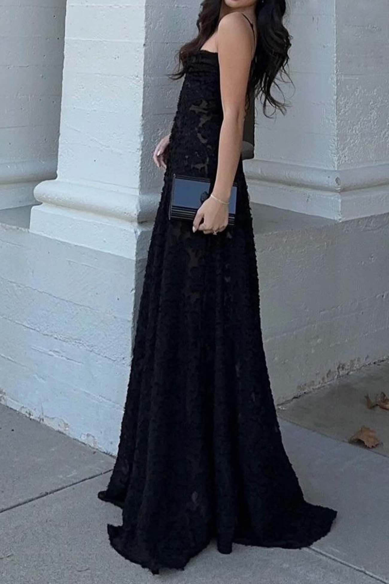 floral jacquard tassel lace up maxi dress WEDTREND Women Dusty Blue Plus Size Long Prom Dress with Slit A Line Strapless Corset Floral Jacquard Satin Wedding Party Dress with Lace Up Back,