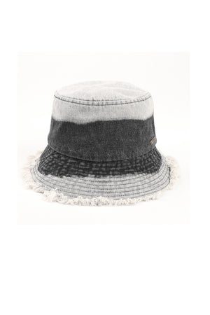 Gradient Denim Bucket Hat