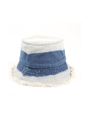 Gradient Denim Bucket Hat