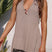 Arolora Halter Tie-up Knit Vest Shorts Set