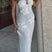 Arolora halter-woven-floral-hollow-out-knit-dress
