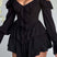 Arolora halter-off-the-shoulder-ruffled-mini-dress