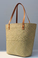 Handwoven Large Capacity Tote Straw Bag