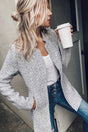 Arolora Heather Grey Pocketed Coat