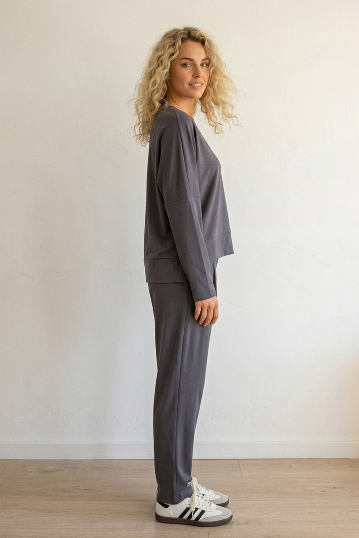High Low Hem Sweatshirt Set