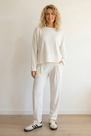 High Low Hem Sweatshirt Set