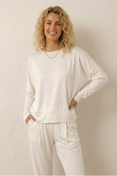 High Low Hem Sweatshirt Set